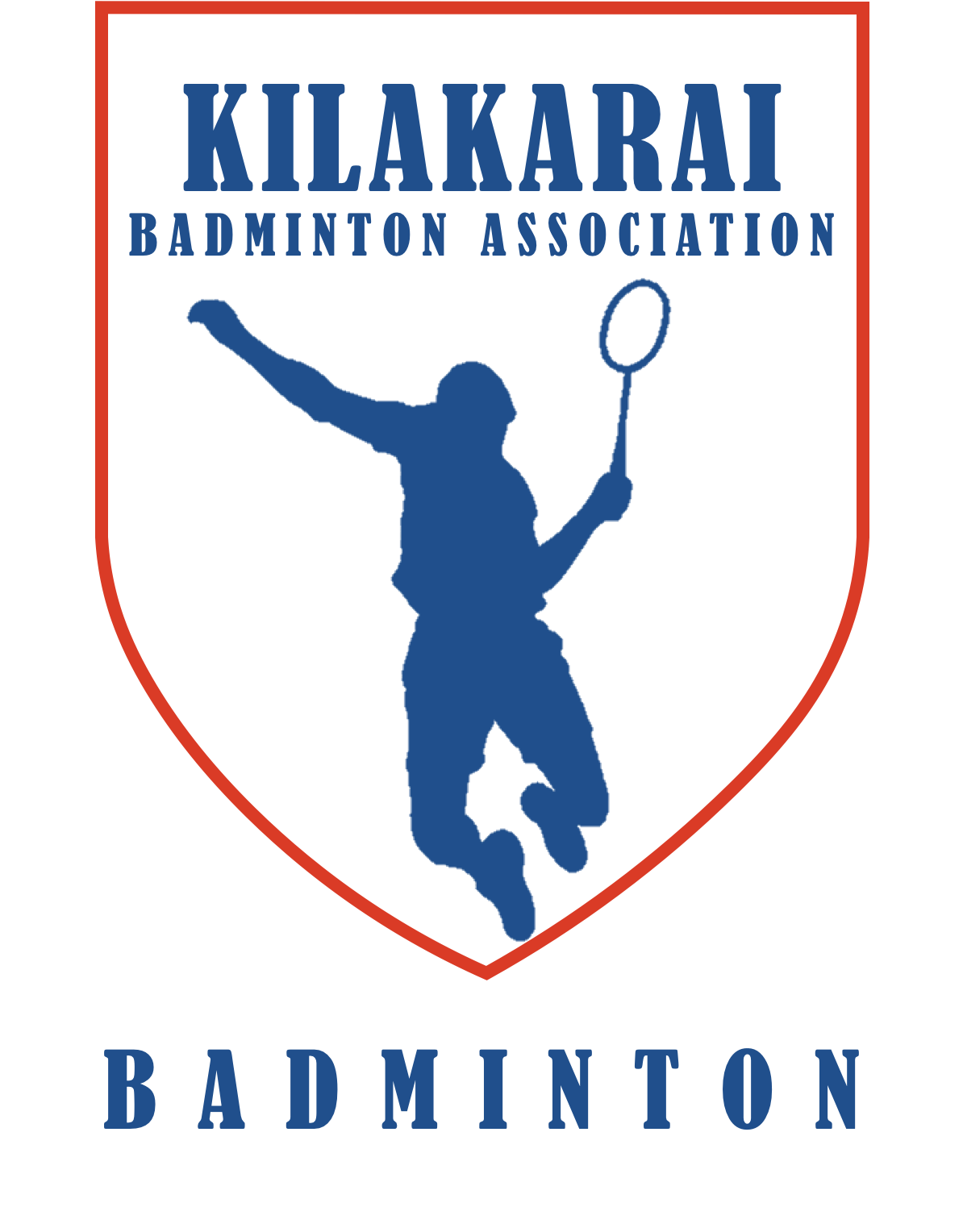 Kilakarai Badminton Association logo